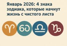 Январь 2026: 4 знака зодиака, которые начнут жизнь с чистого листа Январь 2026: 4 знака зодиака, которые начнут жизнь с чистого листа